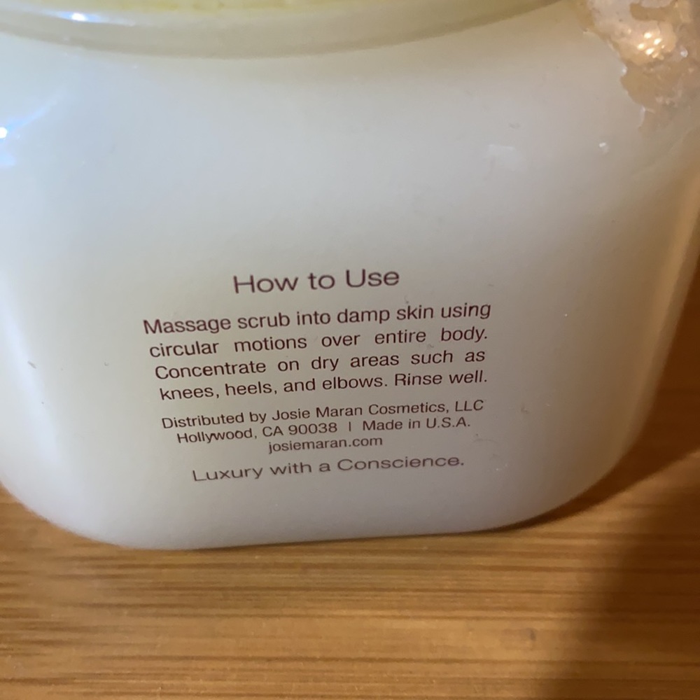 🍓🍓Josie Maran Argan Sugar Balm Body Scrub NEW🍓🍓 - Picture 2 of 2